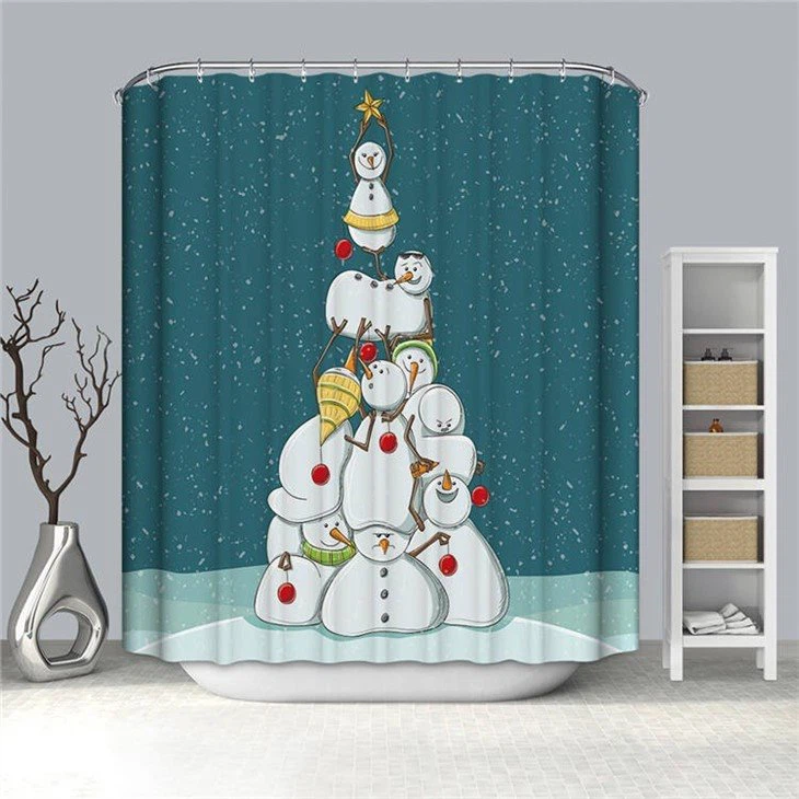 printed fabric shower curtains