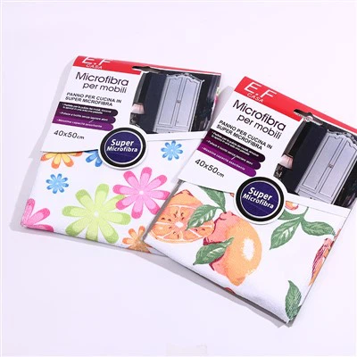 Toallas de microfibra de tela de tela de fábrica reutilizable súper suave